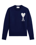 Ami Paris Sweater - Navy Blue