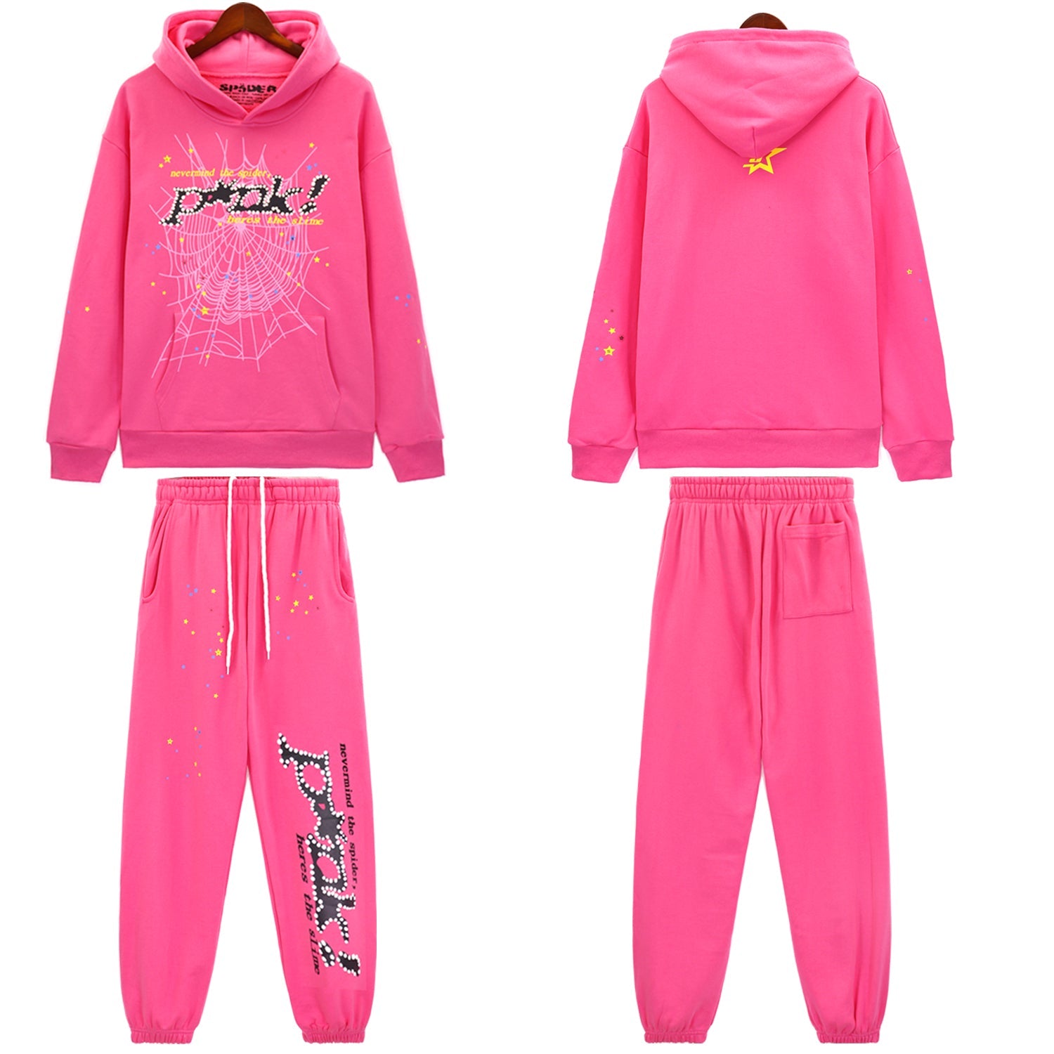 SP5DER Tracksuit “Pink”