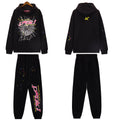 SP5DER Tracksuit “Black/Pink”
