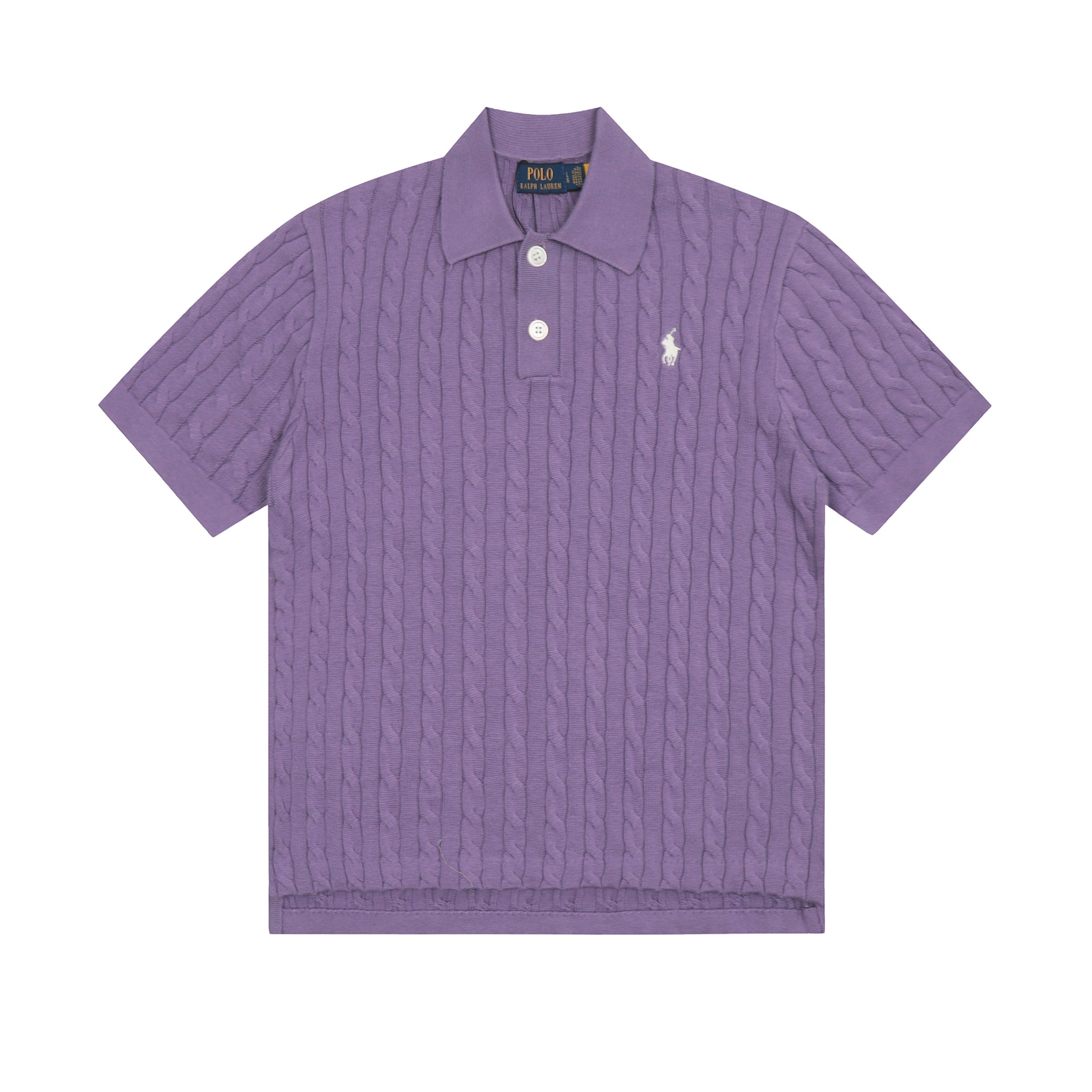 Polo Ralph Lauren Knitted T-Shirt - Purple