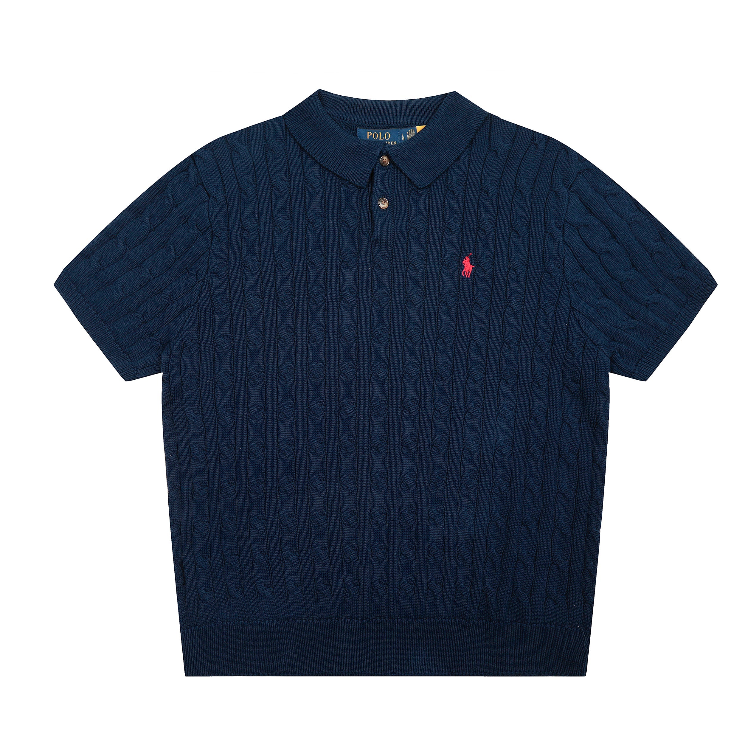 Ralph Lauren Polo Knitted Shirt - Navy Blue